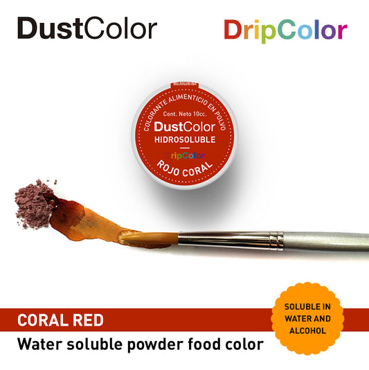 Dustcolor Water Soluble Coral Red 10cc