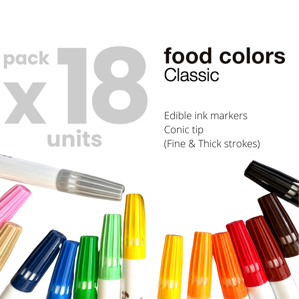 Food Colors Classic Set x 18