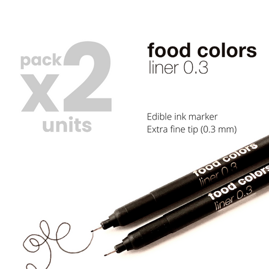Food Colors Liner Black